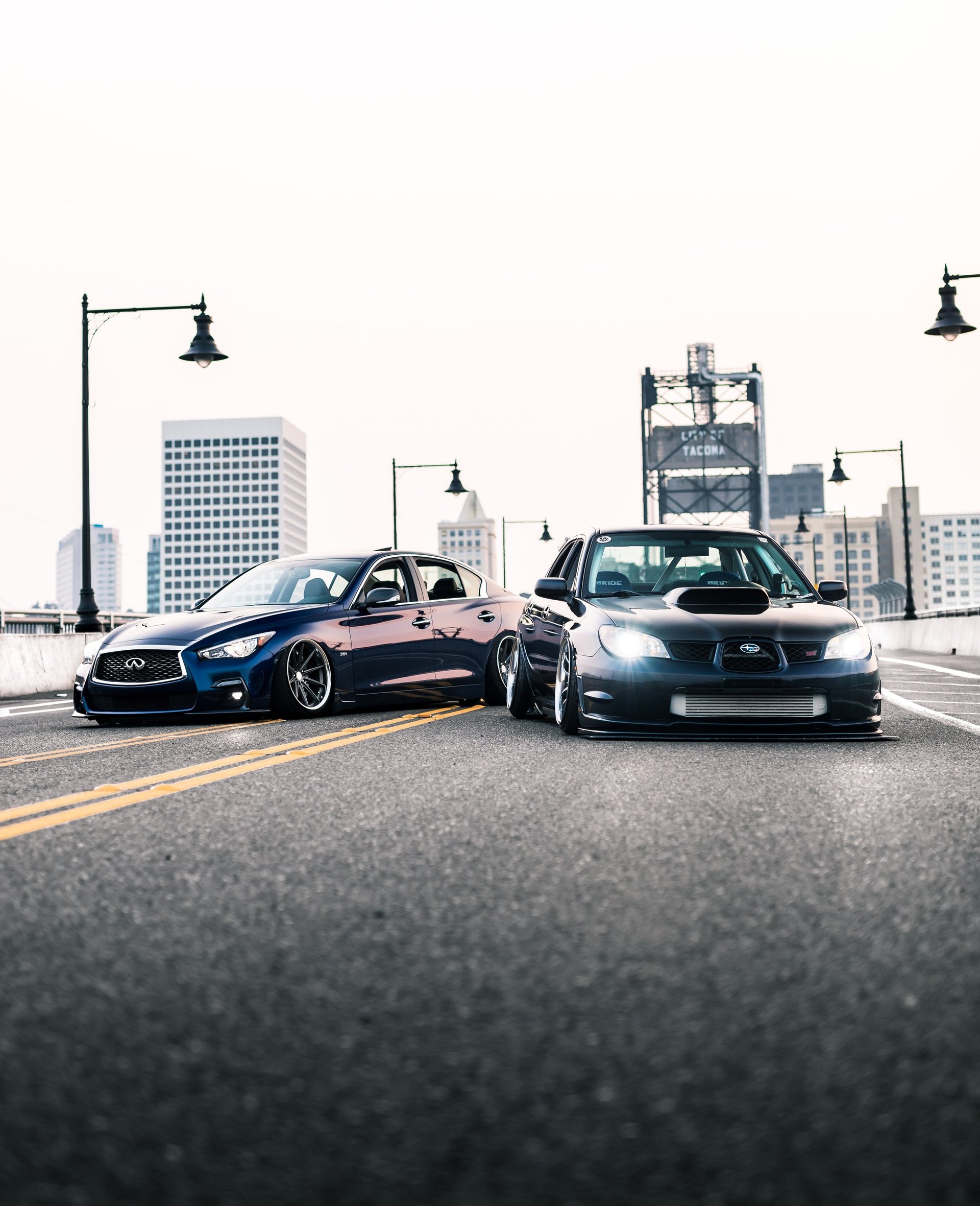 Japanese car culture at night